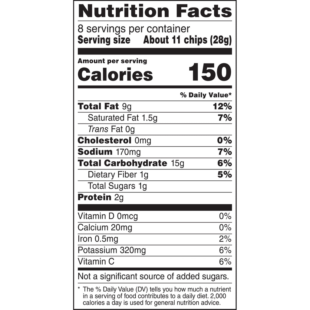 Potato Chips Jalapeno Ranch Flavored 8.0 Oz Bag