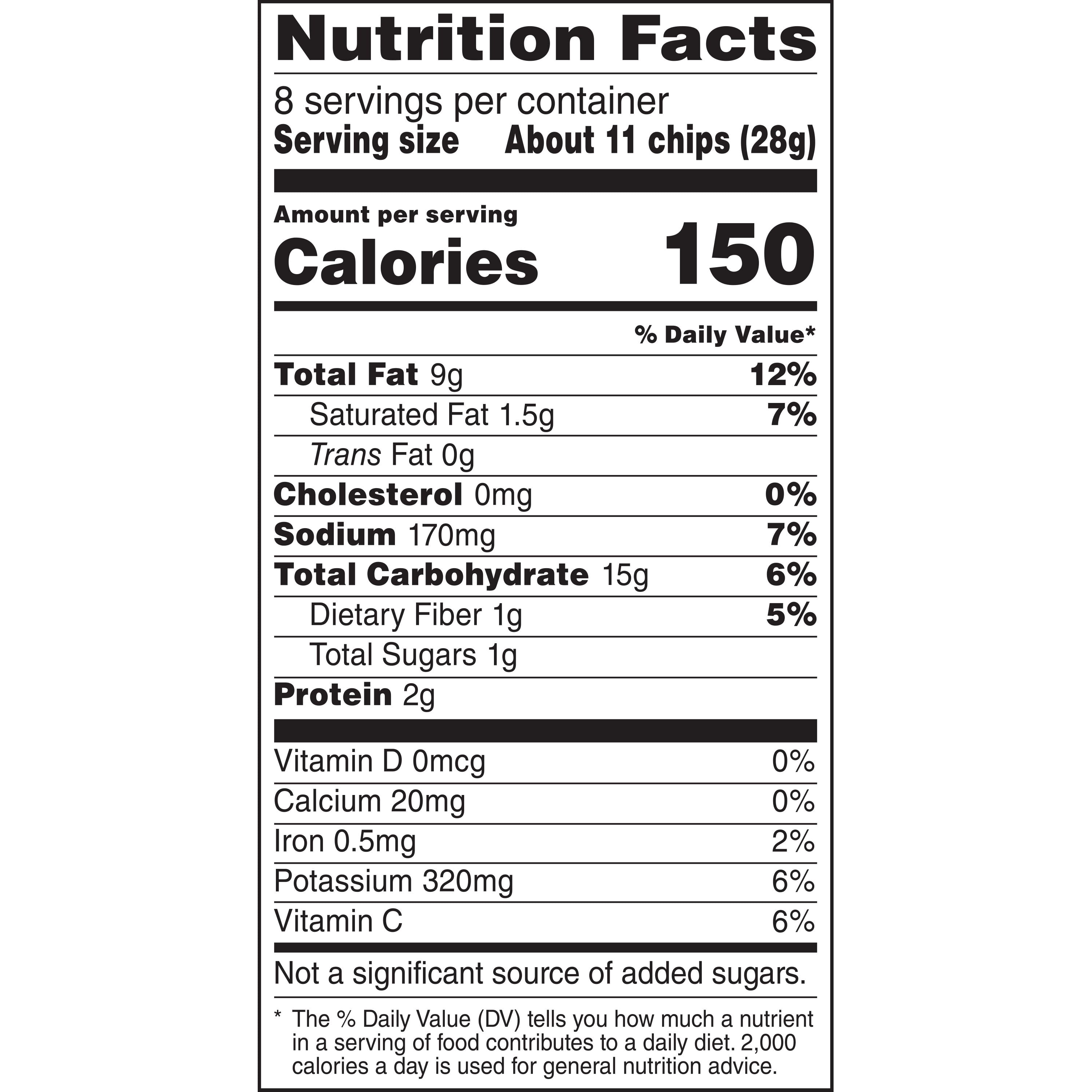 Potato Chips Jalapeno Ranch Flavored 8.0 Oz Bag