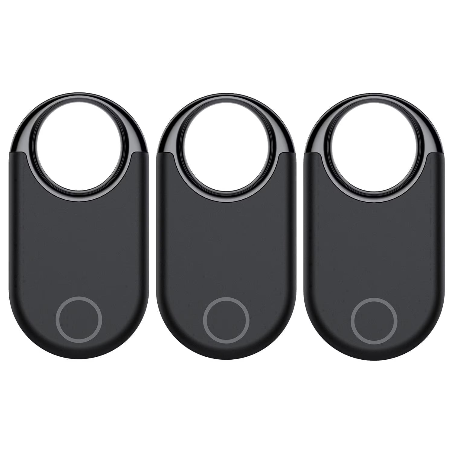 Loshall Air Tracker Tag (Ios Only)-3 Pcs, Smart Item Finder Work with Apple Find My for Luggage, Keys, Bags, Pets, Wallet, Bluetooth Tracker/ Key Finder and Item Locator Smart Tag Replaceable Battery